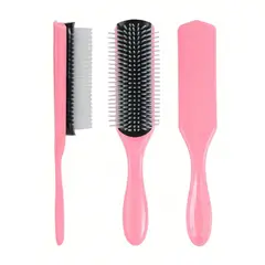 GENERICO - Cepillo Definidor 7 Hileras Pelo Cabello Rizado Ondulado
