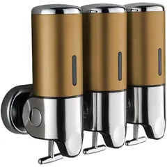 GENERICO - Dispensador De Jabón Para Ducha Set x3