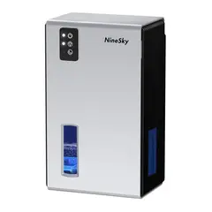 GENERICO - Deshumidificador Para El Hogar Tanque De Agua 2.8 Lt Ninesky Silver