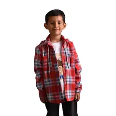 BIGBOYS - Camisa Leñador Rojo Azul Niño