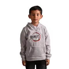 BIGBOYS - Buzo Hoodie Demon Slayer Gris Niño
