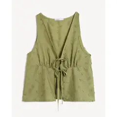 SEVEN SEVEN - Blusa Para Mujer Manga Sisa Color Verde Marca #28124097