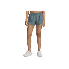 UNDER ARMOUR - Shorts Mujer UA FLY BY 3 SHORTS Azul