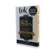 LOK FOODS - Barra Chocolate Lok 85% cacao de 60g