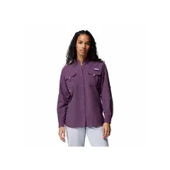 COLUMBIA - Camisa Mujer WOMENS BAHAMA II LS Purpura