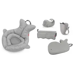 SKIP HOP - Bañera para bebé Moby y set de baño 4 piezas