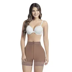 FAJAS TUFIT - Panty Short Con Cierre Frontal - Cola Invisible S - 009