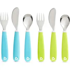 MUNCHKIN - Set de cubiertos Munchkin® Splash™ para niños 6 piezas