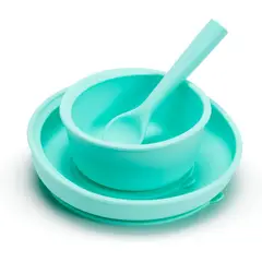 MUNCHKIN - Set de alimentación de silicona sin BPA 4m+