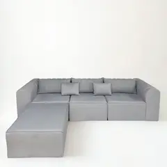 GENERICO - SALA MODULAR MARRUECOS RAYADA EN TELA ANTIFLUIDOS Y PET FRIENDLY