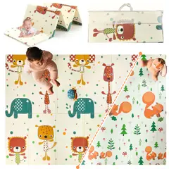 AMERICAN GENERICS - Alfombra Tapete De Juego Gateo Para Bebe Plegable Reversible