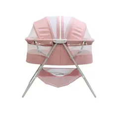 EBABY - Cuna plegable DOLLY - EB755 Rosa