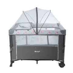 EBABY - Corral colecho NALA - EB751-1OH - GRIS ROSA