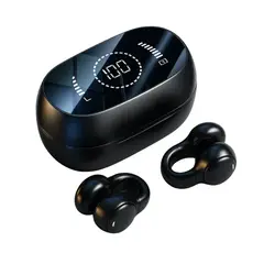 TECNOHOGAR JS - Audifonos Auricular Clip Bluetooth Inalámbrico M47 Led