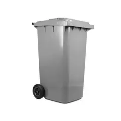 WEBER - Contenedor de basura con Ruedas 240 Litros Gris