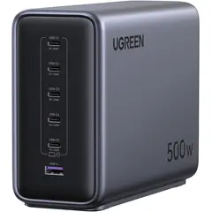 UGREEN - Estación De Carga Rápida Gan De 500w 6 Puertos