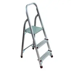 IKREA - Escalera Plegable De 3 Pisos 150 Kg Aluminio Marca Krea