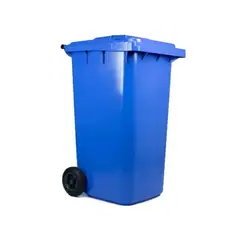 WEBER - Contenedor de basura con Ruedas 240 Litros Azul