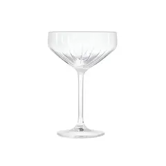 KITCHENWARE - SET X 6 COPAS CHAMPAGNE COUPE CARRE OPTICS 30CL /300 ML