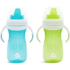 MUNCHKIN - Vaso anti-derrame Munchkin® Gentle™ con asas 10 oz pack 2