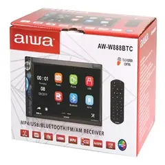 AIWA - Radio Aw-w888btc 7 Pulgadas Carplay Usb Bt 100% Original