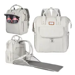 AMERICAN GENERICS - Pañalera Morral Bebes Multifuncional Cambiador 2 en 1