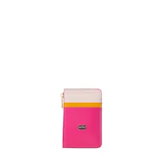 MARIO HERNANDEZ - Tarjetero 8 Tarjetas Con Zip Rosado Collorfull