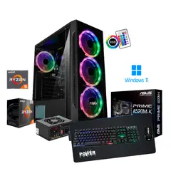 AMD - COMPUTADOR GAMER RYZEN 5 5600GT 16GB RAM SSD 512GB + COMBO GAMER RGB