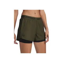 UNDER ARMOUR - Shorts Mujer TECH PLYP 2N1 SHORTS Verde