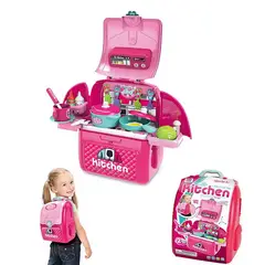 GENERICO - Maleta De Cocina Morral Kitchen Bag Rosado Nuevo