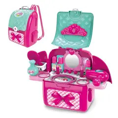 GENERICO - Morral 2 en 1 Desarmable Tocador Rosado Nuevo