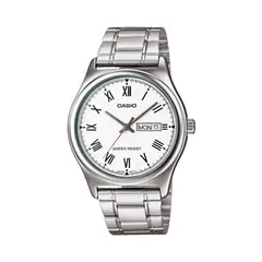 CASIO - Reloj MTP-V006D-7B Plateado Para Caballero