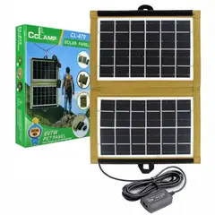 COLME TECHNOLOGY HOME - Panel Solar 6v 7w Puerto Usb Para Carga De 5v Cl-670