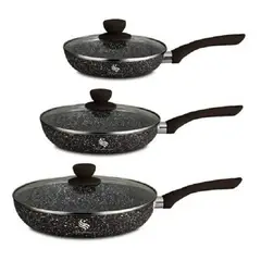 SCHAFFHAUSEN - Juego De Sartenes Antiadherentes 6 Pcs