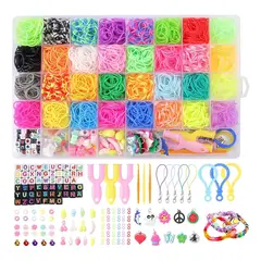 GENERICO - Kit Para Hacer Manillas Pulseras Con Cauchos Bisuteria Joyer
