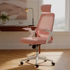 GENERICO - Silla Gerencial Palo de Rosa en Malla Para Oficina