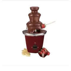 GENERICO - Fuente de Chocolate Eléctrica 2 Niveles para Postres y Fondue