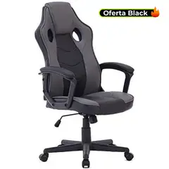 HOMESALE - Silla Gamer Ergonomica Reclinable MultiColor cuero sintético