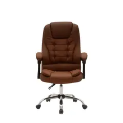 HOMESALE - Silla Para Oficina sillón Gerencial Ecocuero Reclinable Altura Regulable