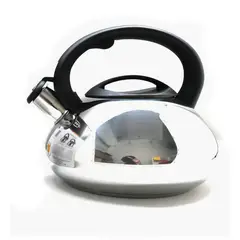 PRESS - Tetera Hervidora De Agua Con Silbido Acero Inox 3 Lt Plateado