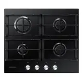 SAMSUNG - Cubierta de Empotrar 4 Puestos Gas Natural Vidrio Templado Negro NA64C3010AK/CO