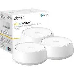 TP LINK - Deco Con 3 Pack Be23 Router Mesh Wifi 7 Tp-link Blanco