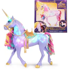 NETFLIX - Muñeco Unicornio Academy Wildstar interactiva con luces