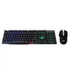 POWER GROUP - Combo Teclado Y Mouse Gaming GC-801SPM