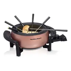 HAMILTON BEACH - Juego Olla De Fondue Eléctrica 86201