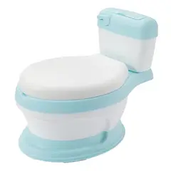 FRAGOLA KIDS - Baño Entrenador Vasenilla Inodoro Azul Acolchado Niños