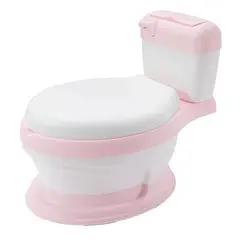 FRAGOLA KIDS - Baño Entrenador Vasenilla Inodoro Rosado Acolchado Niños