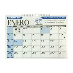 GENERICO - Calendario Programador 2026 Horizontal Mediano 34x24