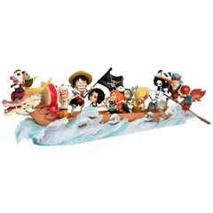 GENERICO - Figura Accion Coleccionable One Piece Barco Personajes