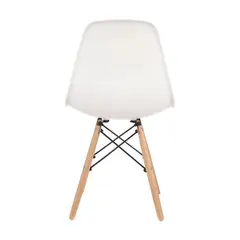 ERGONOMUS - Set 4 Silla de Comedor Eames Color Blanco